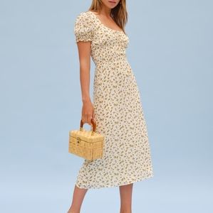 Reformation Selby Midi Dress Sz 4